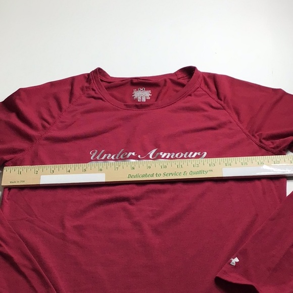 🌼3/$12🌼BUNDLE DEAL! Under Armour Red Long Sleeve Top - Picture 6 of 10